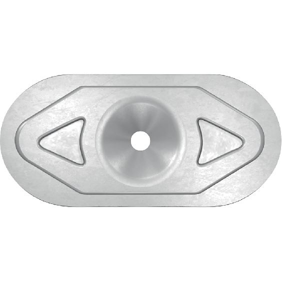 СТЭ 3/С. Стальной тарельчатый элемент для крепления жестких теплоизоляционных материалов к несущему основанию кровли