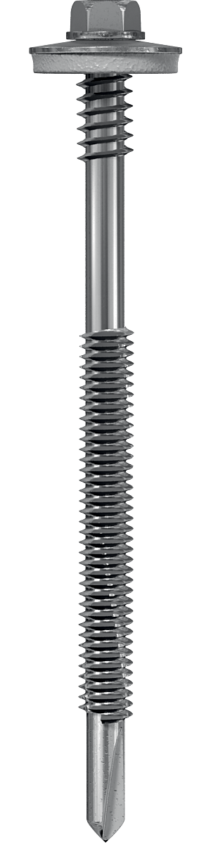 CHT 5 G19. Self-drilling, thread-cutting screw with a washer (EPDM)