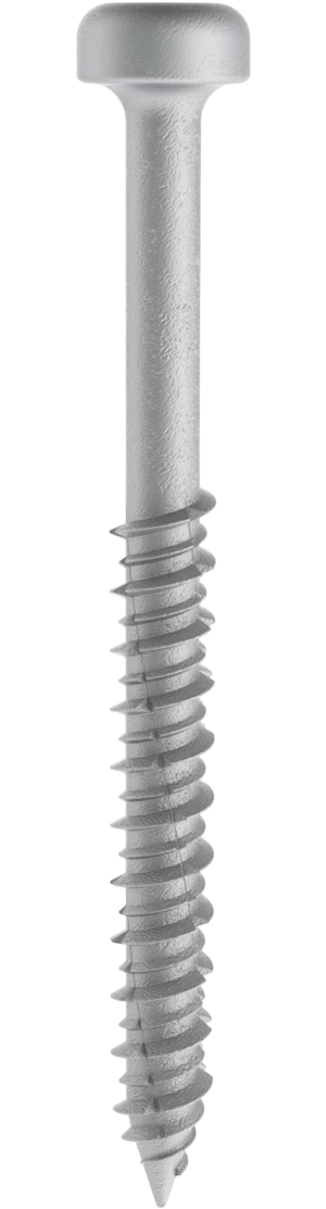 EDS-C 6,3. Самонарезающий винт по бетону для комплектации ПТЭ для механического крепления в стяжку, ребристые плиты перекрытия и бетон