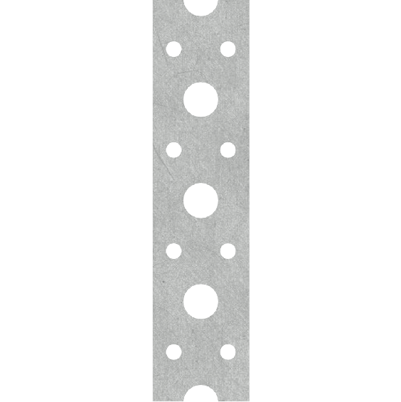 LS1. Metal perforated tape for fastening systems of non-insulated penetration, water and heat supply through enclosure structures
