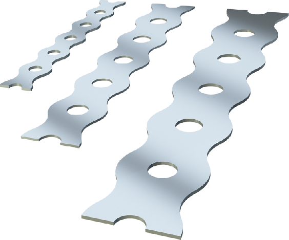 Металлическая перфорированная лента ЛС2. Металлическая перфорированная лента для крепления систем неизолированных проходок, систем водоснабжения и отопления через ограждающие конструкции