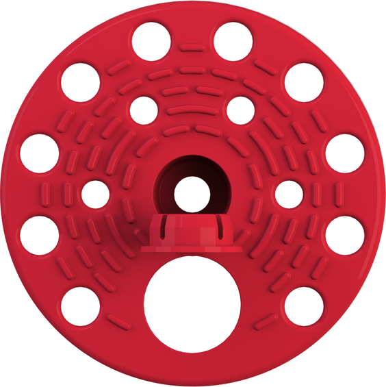 Стена 3. Полимерный тарельчатый элемент с специальной тепло- и гидроизоляционной заглушкой