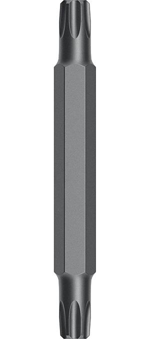 Tx40 x Tx40. Двусторонняя насадка для шуруповерта с упрочненным намагниченным шлицем типа TORX