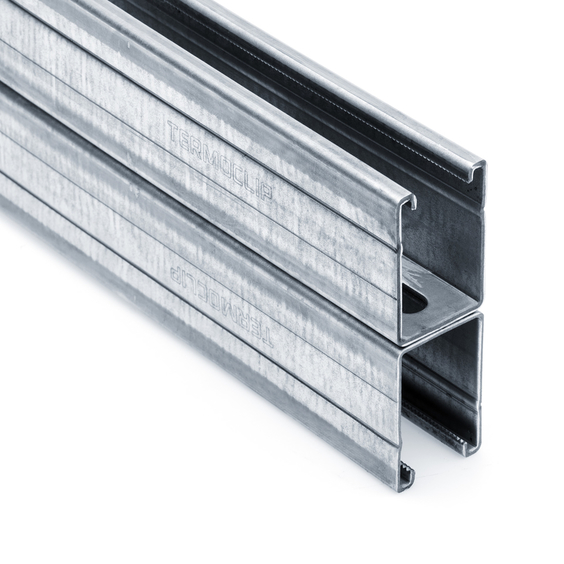 Профиль монтажный TSC 41х124 сдвоенный. Профиль монтажный TSC 41х124 сдвоенный