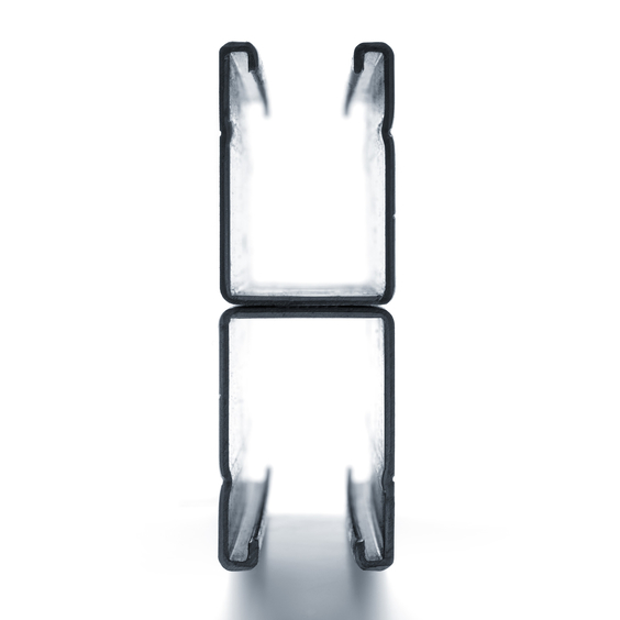 Профиль монтажный TSC 41х124 сдвоенный. Профиль монтажный TSC 41х124 сдвоенный