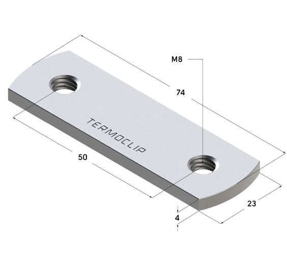 Гайка профиля двойная TND 28 4F2 M8. Гайка профиля двойная TND 28 4F2 M8
