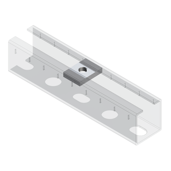 Гайка профиля универсальная TNU 28-40 6F. Гайка профиля универсальная TNU 28-40 6F