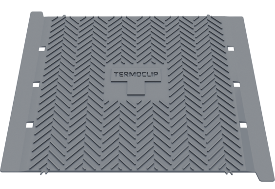 Roof pavement. PVC roof pavement to create walkways on the surface of membrane roof