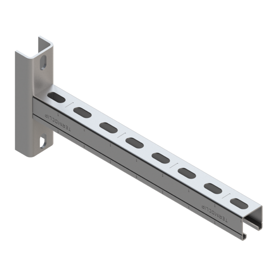 Консоль TCA U 41х41. Консоль седельная TCA U 41х41х2,0