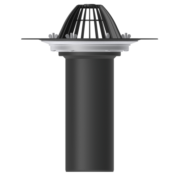Надставной элемент НЭ. Надставной элемент с обжимным фланцем и листвоуловителем