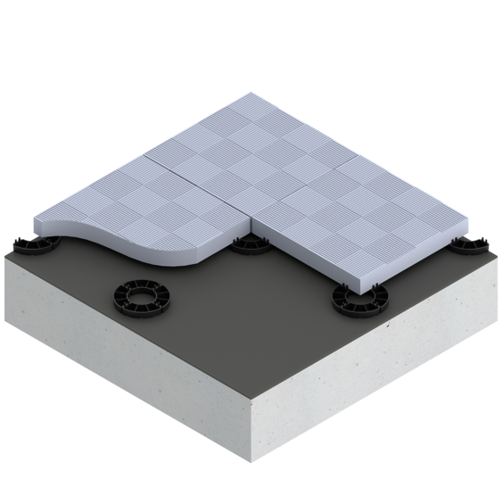 Опора фиксирующая для сборных плит TPS. Опора фиксирующая для сборных плит TPS