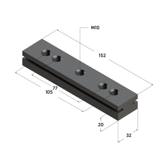 Опора подвижная TSE 38 F5. Опора подвижная TSE 38 F5 (скользящая)