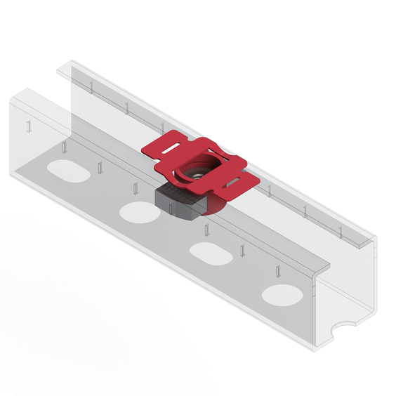 Гайка быстрого монтажа потайная TWN 41 6F. Гайка быстрого монтажа потайная TWN 41 6F