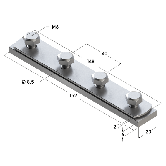 Соединитель профиля TSP SC 28. Соединитель профиля TSP SC 28 продольный