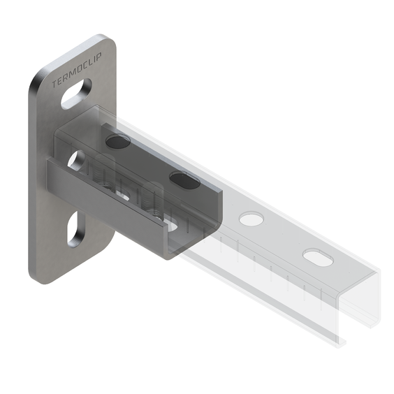 Фланец седельный продольный TSF L 28 4F2. Фланец седельный продольный TSF L 28 4F2