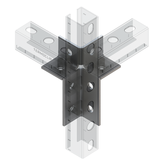 Соединитель 3D угловой TAC 38-41 4F8. Соединитель 3D угловой TAC 38-41 4F8