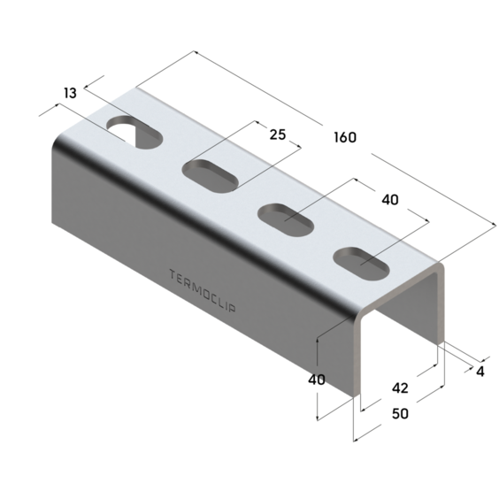 Соединитель профиля седельный TSC SC 41 4F4. Соединитель профиля седельный TSC SC 41 4F4 продольный седельный