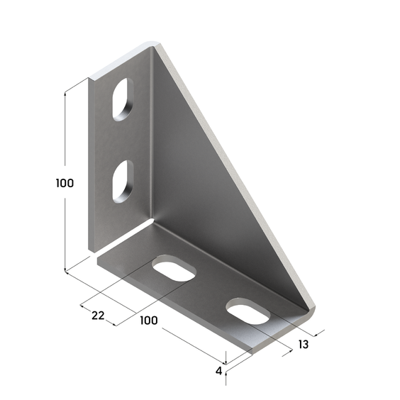 Угол усиленный ТAH 100х100 38-41 4F4. Угол усиленный ТAH 100х100 38-41 4F4