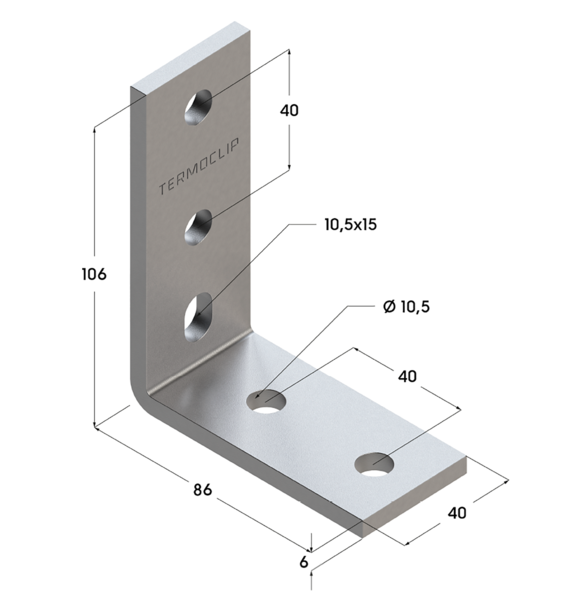 Уголок ТА 90° 38-41 6F5. Уголок ТА 90° 38-41 6F5