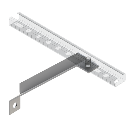 Опора усиливающая TAB 45˚ 28 L240 2,5F2. Опора усиливающая TAB 45˚ 28 L240 2,5F2