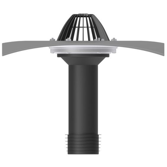 Воронка ремонтная ВФР-Ф. Воронка ремонтная, комплектуется листвоуловителем и ПВХ фартуком