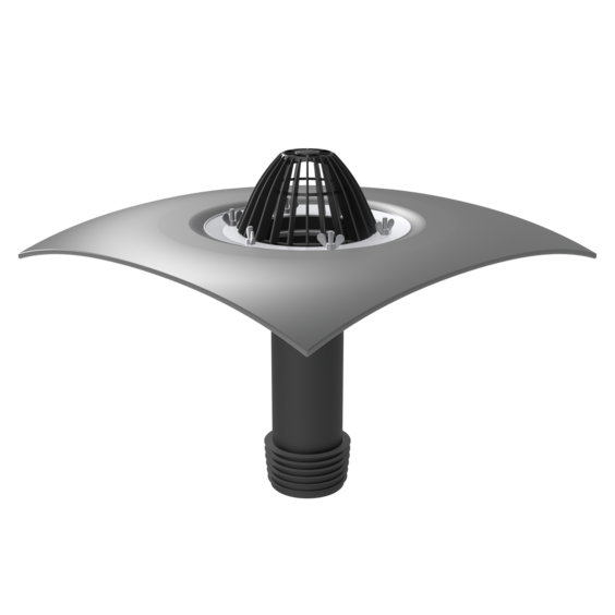 Воронка ремонтная ВФР-Ф. Воронка ремонтная, комплектуется листвоуловителем и ПВХ фартуком