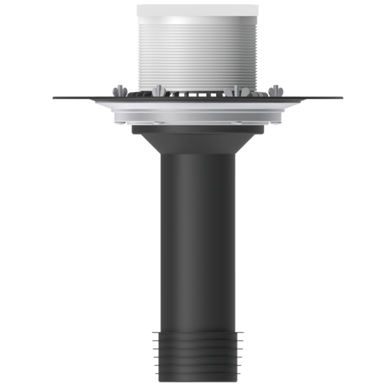 Воронка ремонтная ВФР-ТД2. Воронка ремонтная, используется для непосредственного монтажа со стальными, чугунными или пластиковыми трубами диаметром 110 мм, комплектуется уплотнительной манжетой и трапом с дренажным фланцем типа Д2