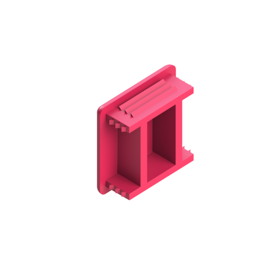 Заглушка профиля TEC SC 41x41. Заглушка пластмассовая для профиля и консолей 41х41