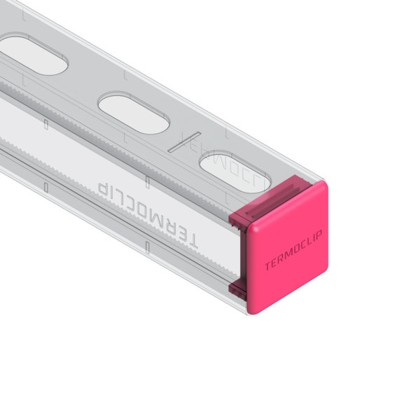Заглушка профиля TEC SC 41x41. Заглушка пластмассовая для профиля и консолей 41х41