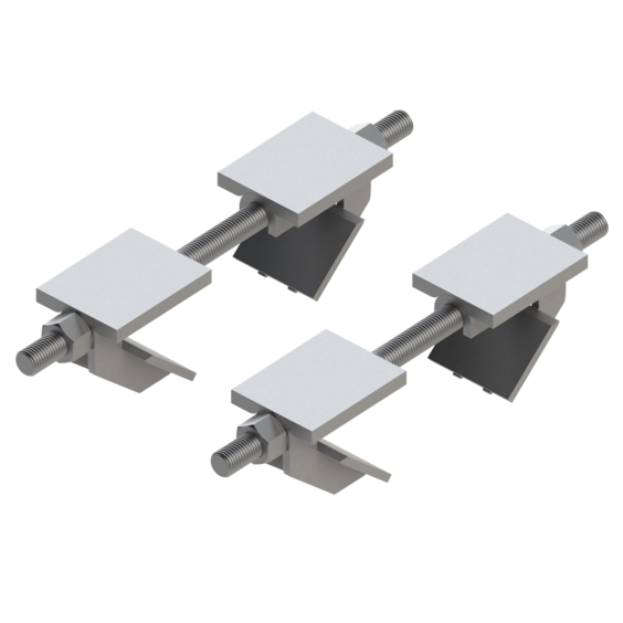 Зажим тавровый направляющий трубной опоры TIG 6F. Зажим тавровый направляющий трубной опоры TIG 6F