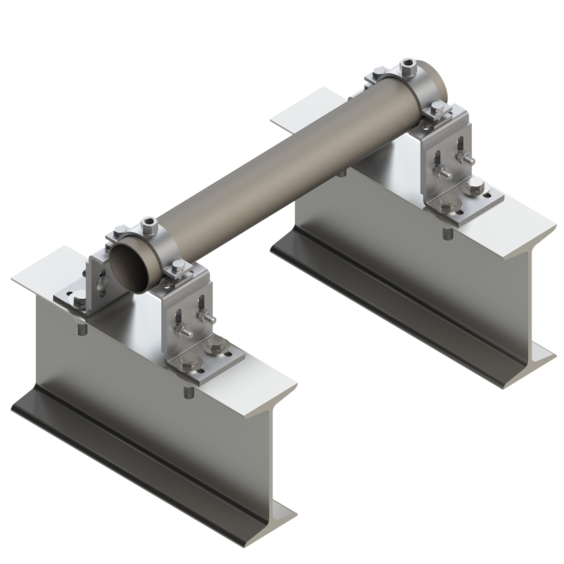 Опора трубная L-образная регулируемая TFA L 73-326 6F. Опора трубная L-образная регулируемая TFA L 73-326 6F