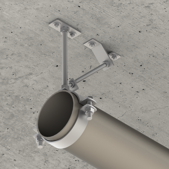 Скоба подвесная 45-90 6F2. Скоба подвесная 45-90 6F2