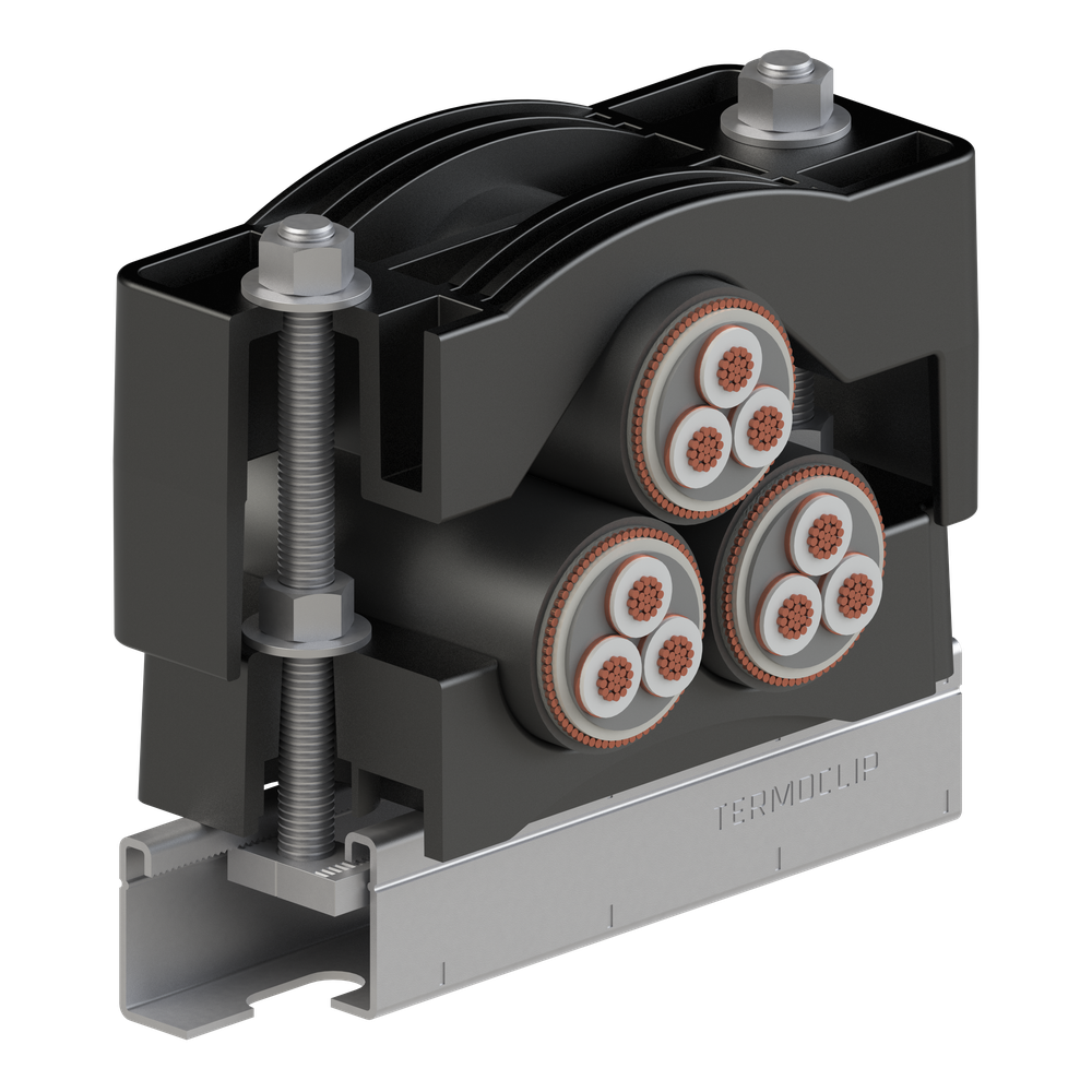 Монтаж Крепеж кабеля ТСС 3