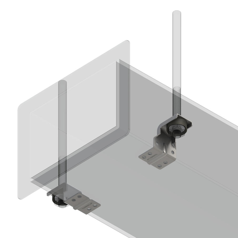 Применение Кронштейн Z-образный TDZ 1,2F