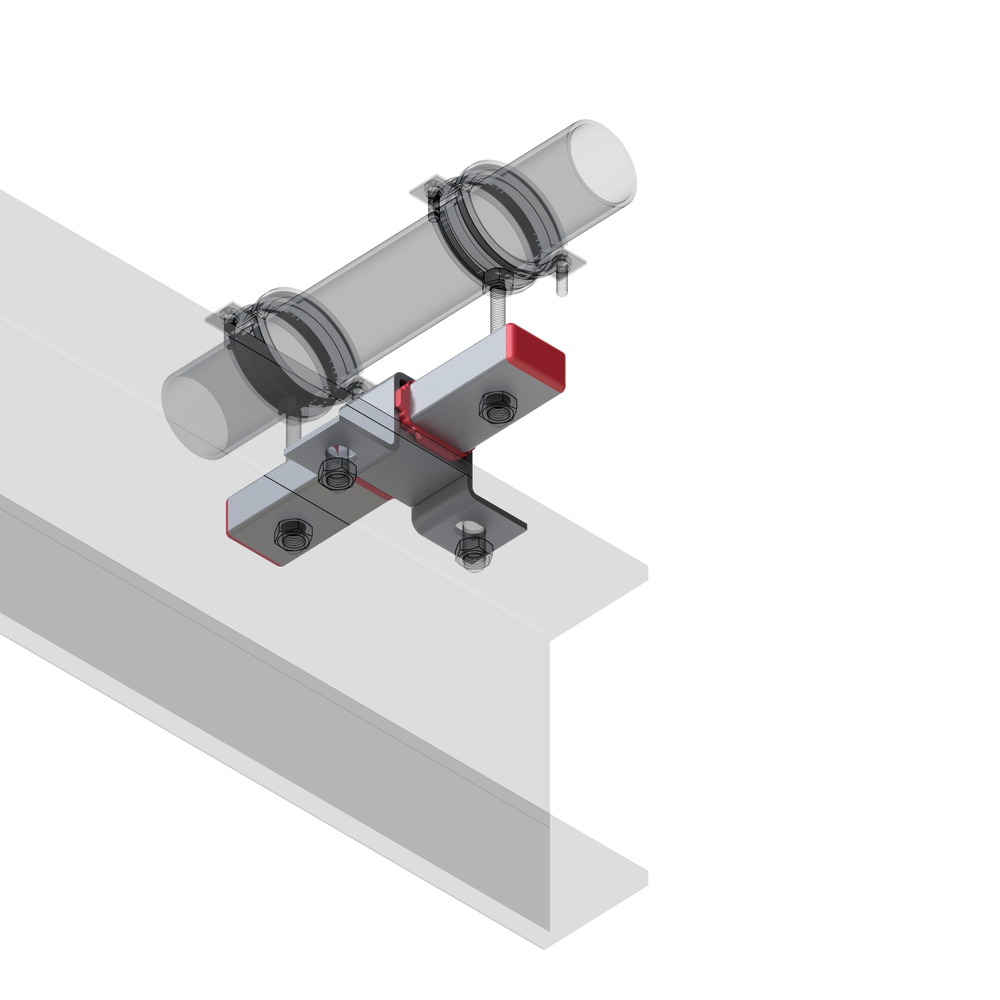 Применение Опора подвижная TSA B40x25 F2