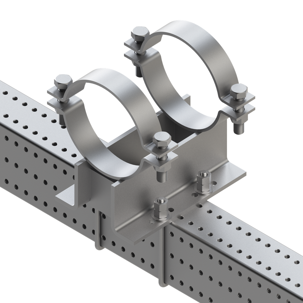 Применение Опора трубная TPF 2-2
