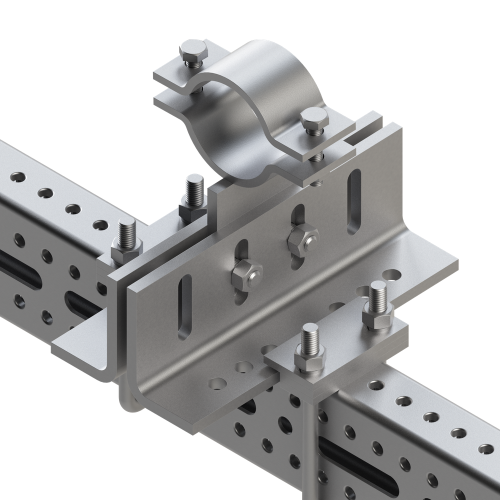 Применение Опора трубная регулируемая TPFA 1-1