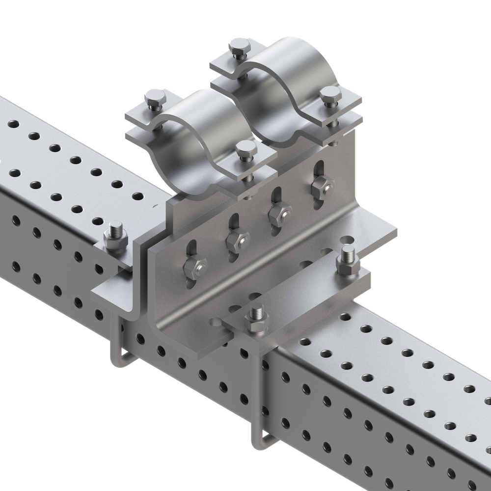 Применение Опора трубная регулируемая TPFA 1-2