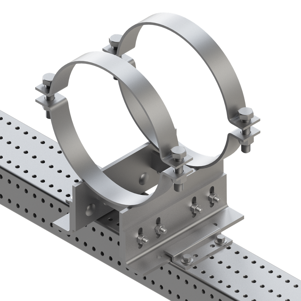 Применение Опора трубная регулируемая TPFA 2-2