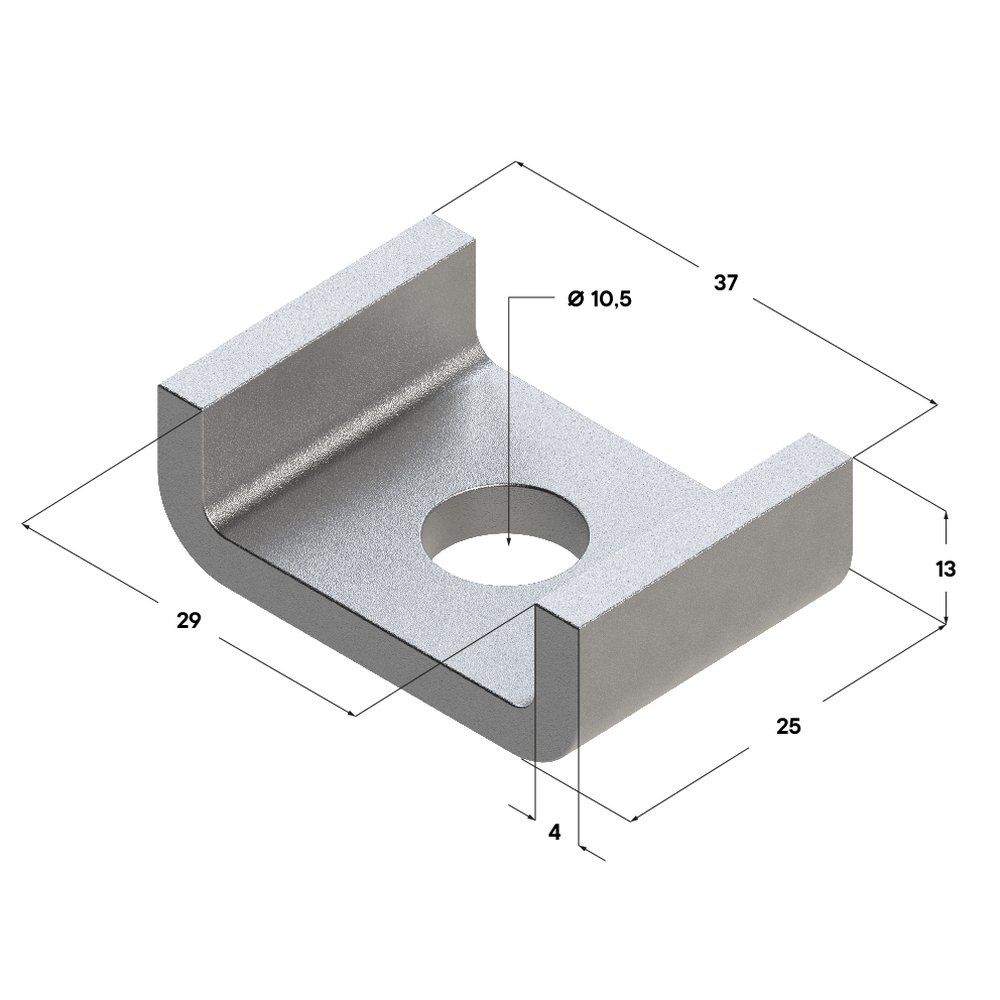Чертеж Шайба седельная TSW 28x25 3F