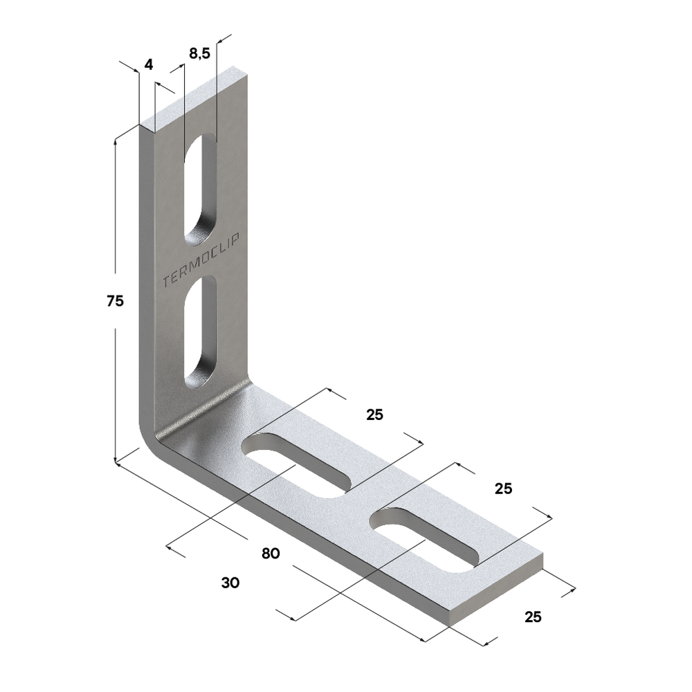Чертеж Уголок ТA 90° 28 4F4